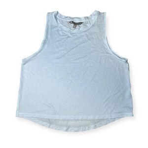 ATHLETA Women’s Light Blue Sleeveless Muscle Tank Top Size Small